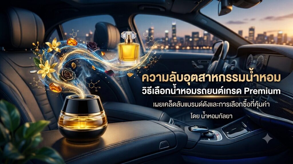 “ความลับอุตสาหกรรมน้ำหอม วิธีเลือกน้ำหอมรถยนต์เกรด Premium” 1 “ความลับอุตสาหกรรมน้ำหอม วิธีเลือกน้ำหอมรถยนต์เกรด Premium” 1
