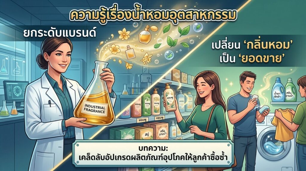 เปลี่ยน "กลิ่นหอม" ให้เป็น "ยอดขาย" เคล็ดลับอัปเกรดผลิตภัณฑ์อุปโภคให้ลูกค้าซื้อซ้ำ 3 เปลี่ยน "กลิ่นหอม" ให้เป็น "ยอดขาย" เคล็ดลับอัปเกรดผลิตภัณฑ์อุปโภคให้ลูกค้าซื้อซ้ำ 3